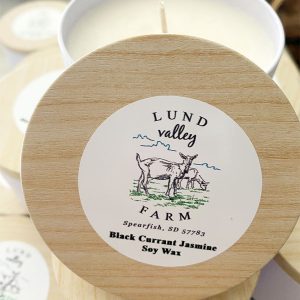 Black Currant Jasmine Soy Wax Candle