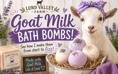 Making Goat Milk Bath Bombs (Video)